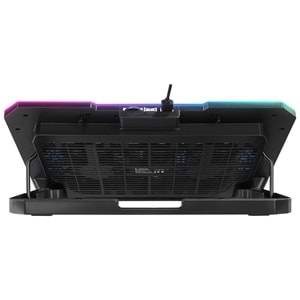 Rampage S48 FREEZ Siyah 10 Mode RGB 70*70*10MM*6 Adet Fan 9''-17'' Notebook Soğutucu Stand