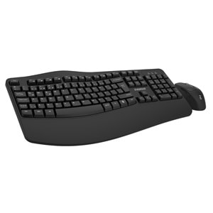 Everest KM-35 Comfy Siyah Kablosuz Ergonomik Q Multimedia Klavye + Mouse Set