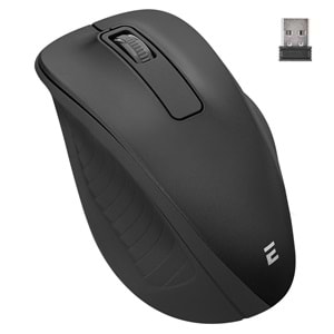 Everest SM-360 Usb Siyah 3D Optik Süper Sessiz Alkalin Pil Kablosuz Mouse