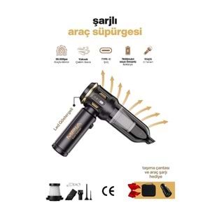 Mpıa MCV-05 Gold Edition 10 IN 1 Araç Süpürgesi