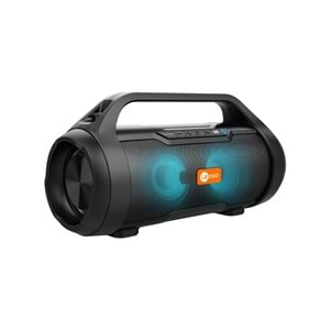 Lenovo Lecoo DS154 30W Kablosuz Bluetooth 5.0 RGB Aydınlatmalı TWS Stereo Boombox Taşınabilir Hoparlör Siyah