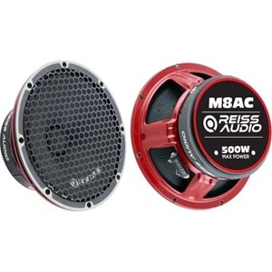 Reıss Audıo RS-M8AC 20 cm 500 Watt Mıdrange Oto Hoparlör