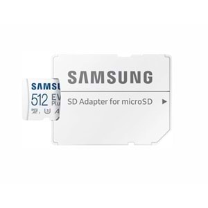 Samsung Evo Plus MB-MC512SA Class 10 UHS-I U3 A2 V30 512 GB Micro SD Kart