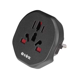S-link SW-KC019 Universal - Türk Çevirici Çevirici Priz Adaptör