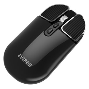 Everest SM-620 2in1 Bluetooth+2,4Ghz Şarjlı Metalik Süper Sessiz Mobil-TV-PC Destekli Kablosuz Mouse