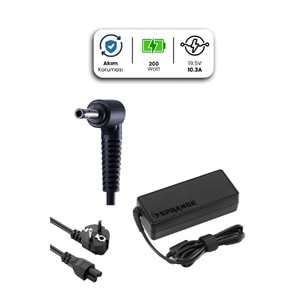Sprange SR-L44 19.5V 10.3A 5.5*2.5mm 200W HP İçin Laptop Adaptör