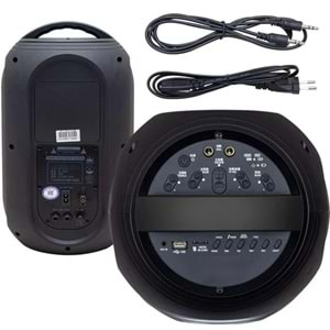 Dıgıtal AudıoDA-2017M 20W 2 Adet Kablosuz El+ Baş-Ense Mikrofonlu FM/USB/SD Bluetoothlu Toplantı Anfisi