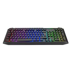 Rampage KB-R310 BROKER V2 Siyah Usb Gökkuşağı Zemin Aydınlatmalı 12800 DPI Oyuncu Klavye + Mouse Set