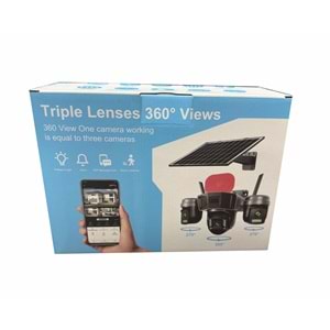 İronix TP16 4G Sim Kartlı solar okam Yazılım 3 lü Kamera