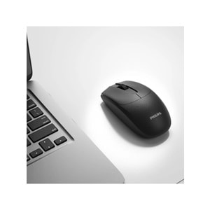Philips SPK7398 Siyah Sessiz Optik Kablosuz Mouse