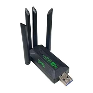 Taplin TWA-105 1200 Mbps USB 3.0 WiFi Adaptör 4 Antenli