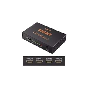 Taplin THS-104 4 Port Hdmi Çoğaltıcı 4K Hdmı Splitter 1 Giriş 4 Çıkış Hdmi Çoklayıcı
