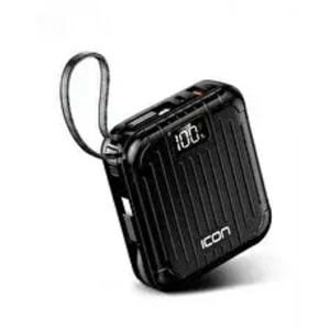 Powerway ICON 10.000 Mah Pd 22.5 W Hızlı Şarj Gerçek 10.000 Mah Garantili LED Fener Dijital Icon Powerbank