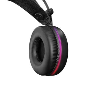 Rampage STORMY Siyah USB 7.1 Surround Oyuncu Kulaklık+Mic