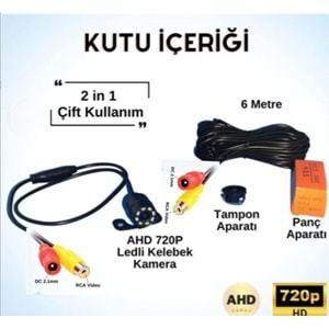Bawerlink BW-47 720P Kelebek Beyaz Ledli Kamera