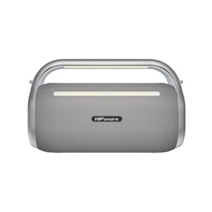 HiFuture MUSİCBOX 100 70W Bluetooth 5.0 BT/USB/SD Kart/ AUX Girişli Mikrofonlu Karaoke Sistemi Kablosuz Hoparlör Gümüş
