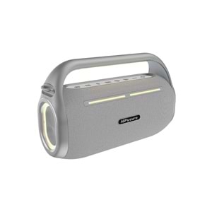 HiFuture MUSİCBOX 100 70W Bluetooth 5.0 BT/USB/SD Kart/ AUX Girişli Mikrofonlu Karaoke Sistemi Kablosuz Hoparlör Gümüş