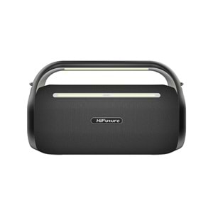HiFuture MUSİCBOX 100 70W Bluetooth 5.0 BT/USB/SD Kart/ AUX Girişli Mikrofonlu Karaoke Sistemi Kablosuz Hoparlör Siyah