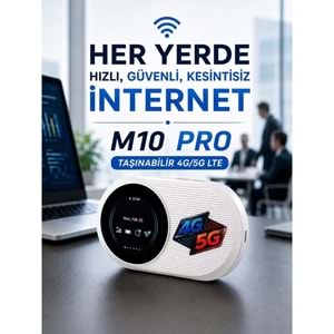 M10 PRO 4G LTE Sim Kartlı Router
