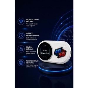 M10 PRO 4G LTE Sim Kartlı Router