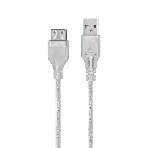 S-link SL-AF2003 Usb2.0 3m Şeffaf Uzatma Kablo