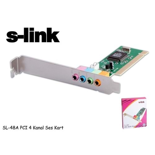 S-link SL-48A PCI 4 Kanal Ses Kart