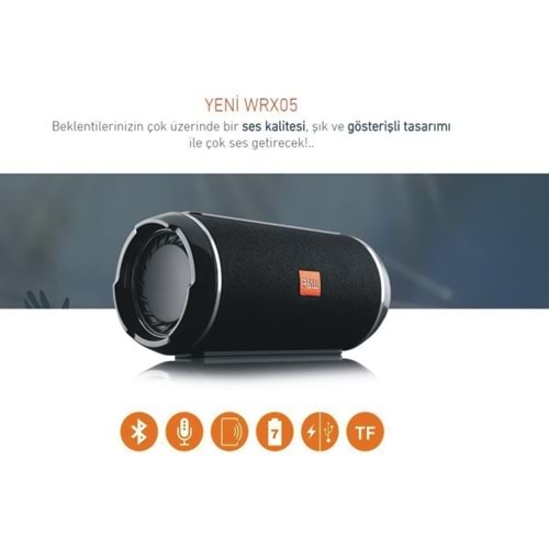 POWERWAY WRX05 ORJİNAL SPEAKER BLUETTOTH/FM RADYO SES BOMBASI