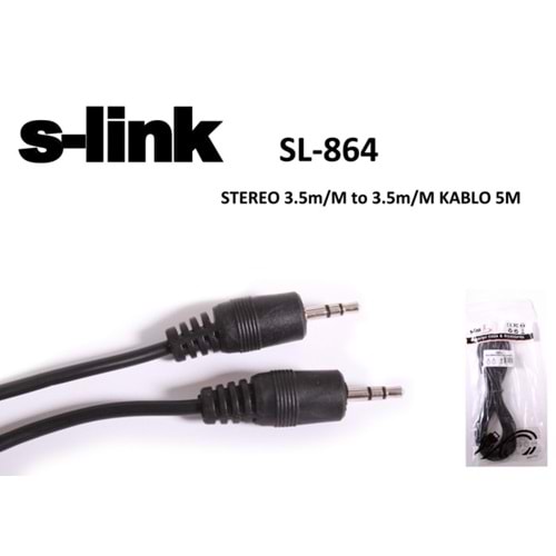 S-link SL-864 5mt Stereo Ses Kablosu