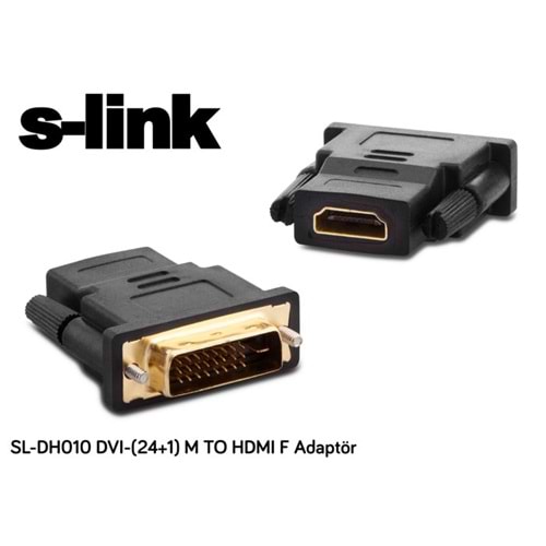 S-link SL-DH010 DVI-(24+1) M TO HDMI F Adaptör