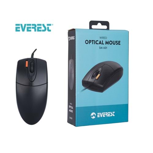 Everest SM-601 Usb Siyah Optik Mouse