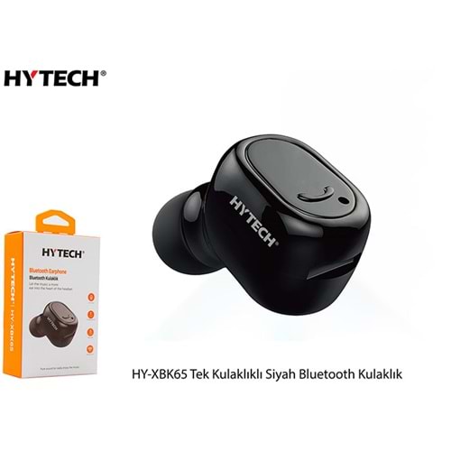 Hytech HY-XBK65 Siyah/Beyaz Tek Kulaklıklı Bluetooth Kulaklık