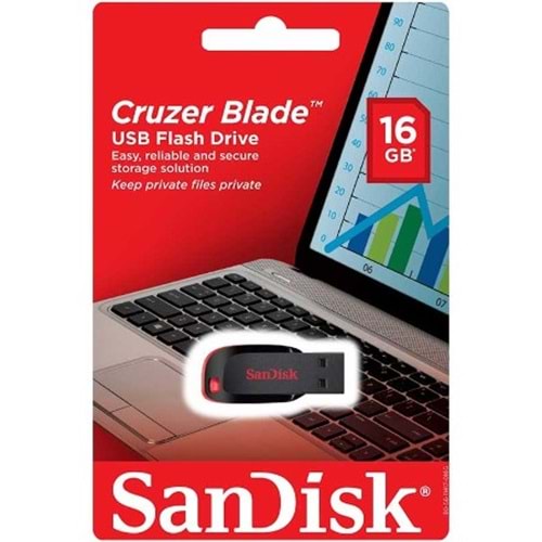 SANDİSK 16 GB USB 2,0 CRUZER BLADE FLAŞ BELLEK