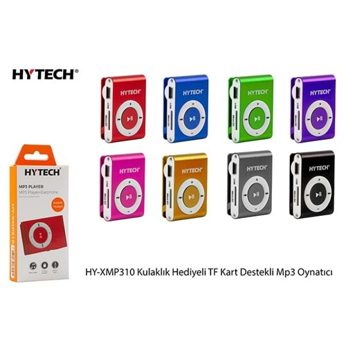 Hytech HY-XMP310 Kulaklık Hediyeli TF Kart Destekli Mp3 Oynatıcı