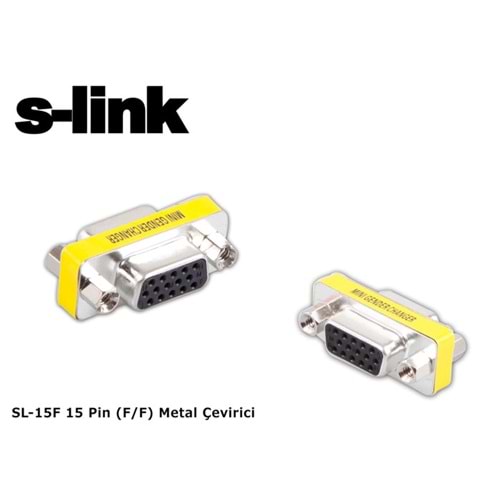 S-link SL-15F 15 Pin (F/F) Metal Çevirici