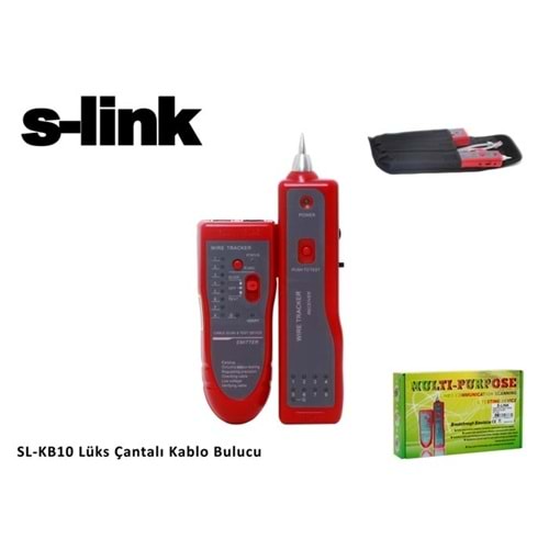 S-link SL-KB10 Lüks Çantalı Kablo Bulucu ve Tester