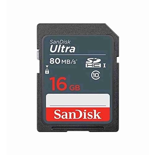 SanDisk Ultra 16 GB SD HC UHS-I 80 MB/s SDSDUNS-016G-GN3IN Kart