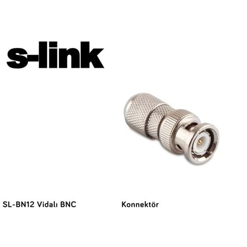 S-link SL-BN12 Vidalı BNC Konnektör