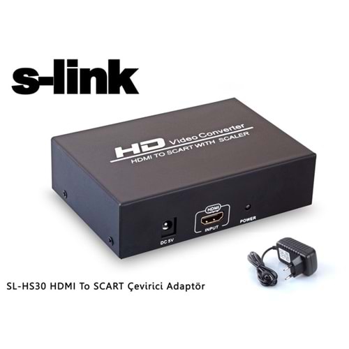 S-LİNK SL-HS30 HDMI To SCART Çevirici ADAPTÖR