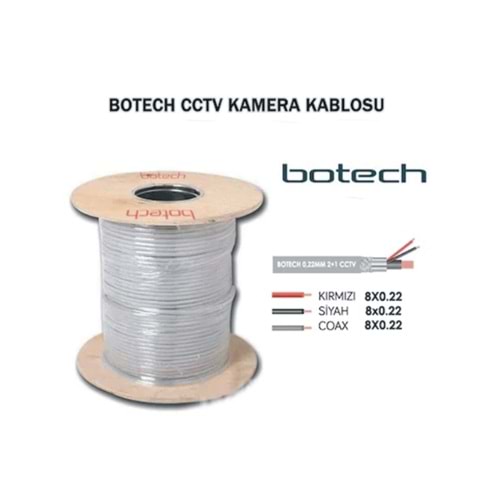 bawerlink CCTV 2+1 050mm 44 mt Kamera Kablosu A Kalite