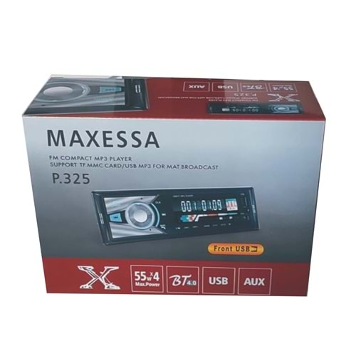 MAXESSA P-325 4x50 W (USB/SD/FM ) BLUETOOTH OTO TEYP