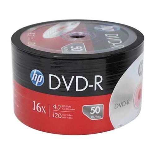 Hp DVD-R 16X 4,7 Gb 120 Mın 50 li Paket