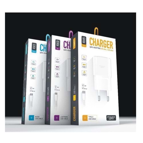 Powerway RX1 Orjinal 2,600mAH Micro Usb Kablolu Şarj Cihazı