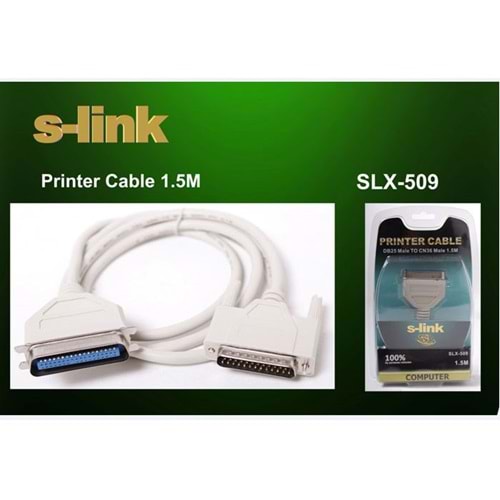 S-link SLX-509 1.5mt Yazıcı Kablosu