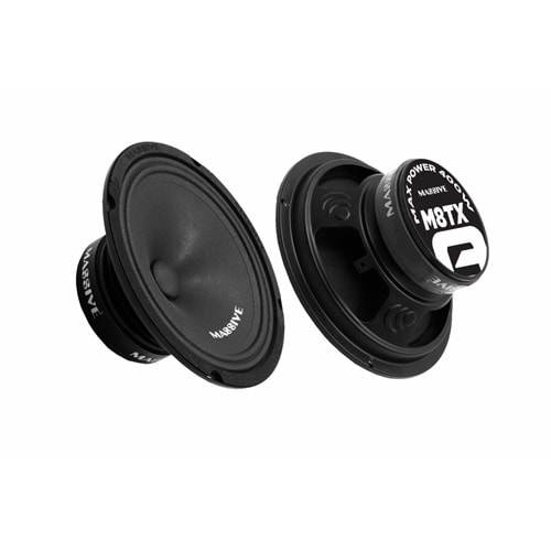 Massıve MS-M8TX 20 Cm 400 Watt 120 Rms Midrange Oto Hoparlör