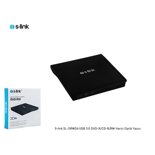 S-link SL-DRW06 USB 3.0 DVD-R/CD-R/RW Harici Optik Yazıcı