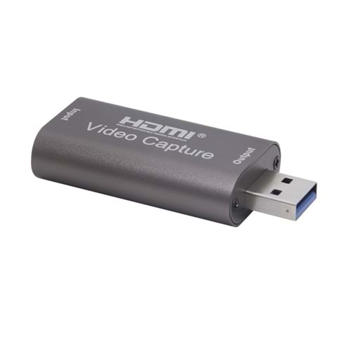MİNİ ALUMİNUM USB HDMI SHELL 4k HD 1080p USB 3.0 VIDEO CAPTURE