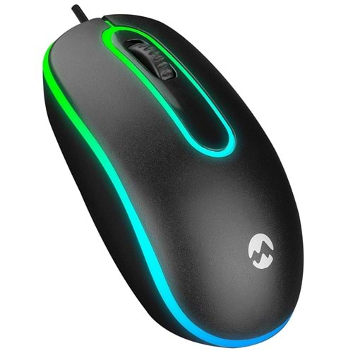 Everest SM-166 Usb Siyah/Kırmızı Işıklı Optik Mouse