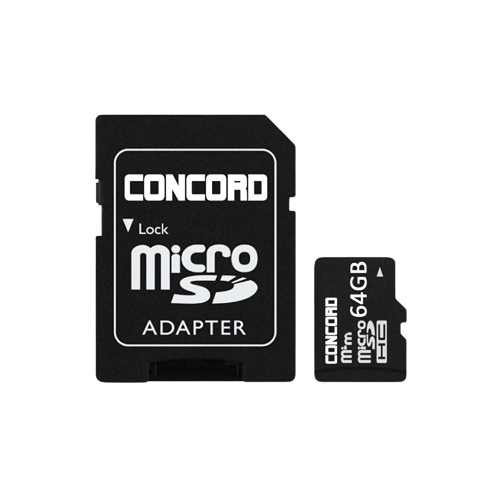 Concord C-M64 64 GB Adaptörlü Class 10 Micro SD Hafıza Kartı