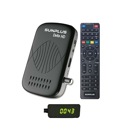 Sunplus DELTA HD Full Hd Çanaksız Uydu Alıcı Akıllı Kumanda