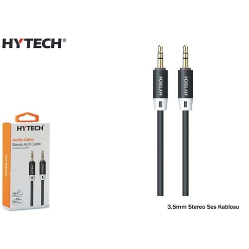 Hytech HY-X79 3m Siyah 3.5mm Stereo Ses Kablosu